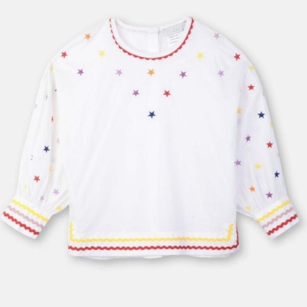 STELLA MCCARTNEY Embroidered Stars Kids Too Size 12 Girls